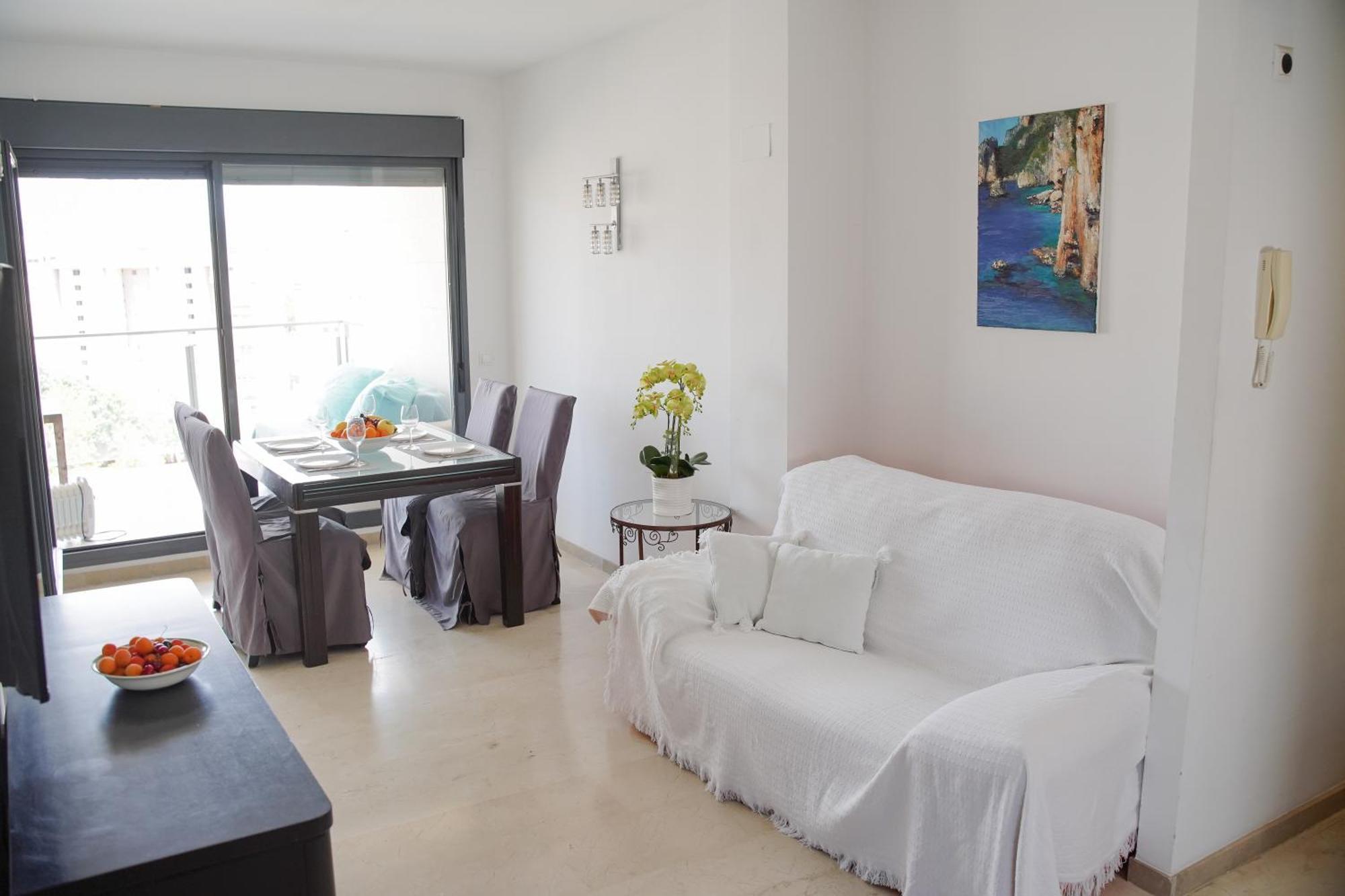 Апартаменты Amplio Apartamento Con Vistas A La Playa Бенидорм Экстерьер фото